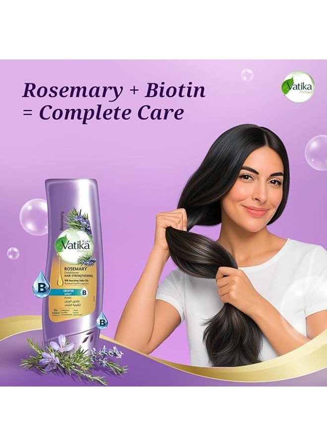 Dabur Vatika Hair Strengthening Conditioner with Rosemary 400ml - Image 2